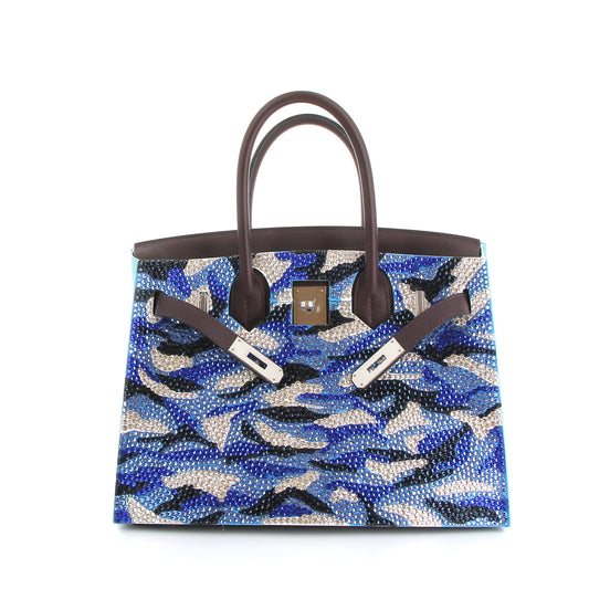 MILITARY CHIC BLUE - Birkin 30 Sellier